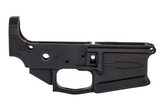 The Centurion Arms C4 Billet Stripped AR15 lower receiver features an integrated trigger guard